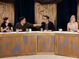 Ryan Bergara, Kelsey Darragh, Shane Madej, and Sara Rubin in Ruining History (2017)