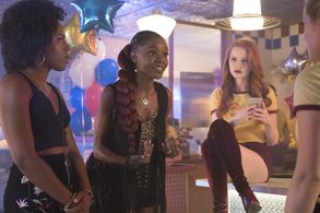 Ashleigh Murray, Asha Ashanti, and Madelaine Petsch in Riverdale (2017)
