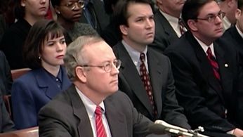 Ken Starr and Brett Kavanaugh in The Clinton Affair (2018)