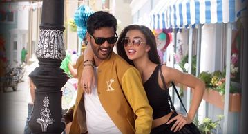 Prabhu Deva and Amy Jackson in Abhinetri (2016)