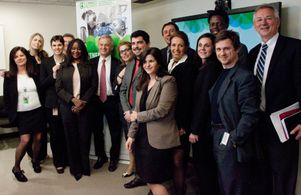 Max at the HQ of the World Bank in Washington D.C. with his colleagues and bosses