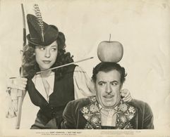 Fortunio Bonanova and Judy Canova in Hit the Hay (1945)