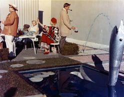 Jacques Tati, Lucien Frégis, and Dominique Marie in Mon Oncle (1958)