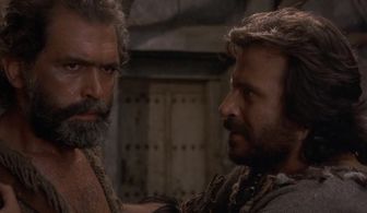 Kostas Karras and Kostas Kazakos in Iphigenia (1977)