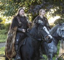 Donal Logue and Edvin Endre in Vikings (2013)