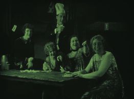 Annette Benson, Violet Farebrother, Barbara Gott, Ian Hunter, and Isabel Jeans in When Boys Leave Home (1927)