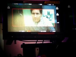 On set of Precious Cargo