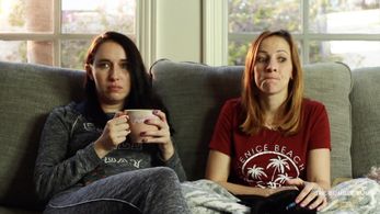 Eleanor Repass and Aimee La Joie in The Bumble Bums (2019)