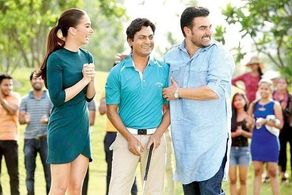 Arbaaz Khan, Nawazuddin Siddiqui, and Amy Jackson in Freaky Ali (2016)