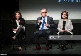 NEW YORK, NY - APRIL 21: (L-R) Dava Whisenant, Steve Young and Patt Stanton Gjonola attend the 