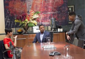 Terrence Howard, Grace Byers, and Bryshere Y. Gray in Empire (2015)