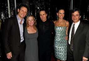 Tony Goldwyn,Nancy Utley, Sam Rockwell, Hilary Swank and Andrew Sugerman at the 