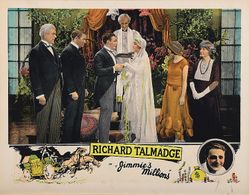 Ina Anson, Charles Clary, Betty Francisco, Brinsley Shaw, and Richard Talmadge in Jimmie's Millions (1925)