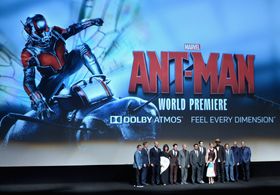 Michael Douglas, Louis D'Esposito, Martin Donovan, Kevin Feige, Judy Greer, Wood Harris, Michael Peña, Peyton Reed, Paul