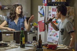 Emmy Rossum and Ethan Cutkosky in Shameless (2011)