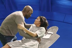 Morris Chestnut and Lourdes Benedicto in V (2009)