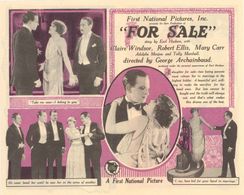 Robert Ellis, Tully Marshall, Adolphe Menjou, John Patrick, and Claire Windsor in For Sale (1924)