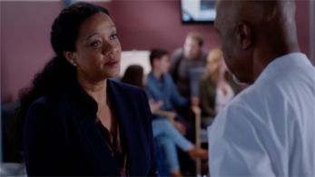 Mashari Laila Bain and James Pickens Jr. in 