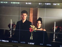 Monitor shot on the set of LIT