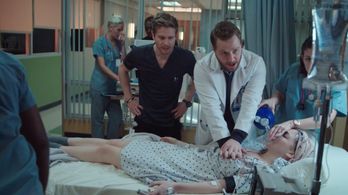 Matt Czuchrey, Steven Reddington, Violett Beane in The Resident S1-E9