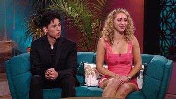 Edgar de Santiago and Gillian Lieberman in Temptation Island: The Reunion (2022)