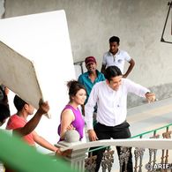 Parambrata Chattopadhyay, Animesh Aich, and Ashna Habib Bhabna in Bhoyongkor Shundor (2017)