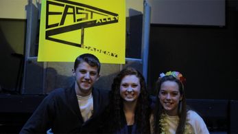 Erin Morris, Matthew Becker, and Grace Clark in Up on High Ground (2014)