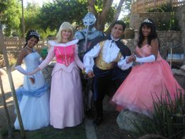 Antonio Rufino as Prince Charming for children’s character shot in Huntington Beach, CA