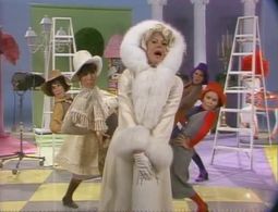 Lily Tomlin, Ruth Buzzi, Carol Channing, Nancie Phillips, and Barbara Sharma in Rowan & Martin's Laugh-In (1967)