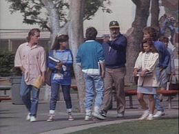 Michael Landon, Victor French, Terri Ivens, David Kaufman, Preston Lee, and Lisa Picotte in Highway to Heaven (1984)