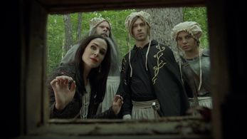 Danielle Bisutti, Joel McCrary, Caitlin Carmichael, and Evan Hofer in Dwight in Shining Armor: Wishy Washy Pt. 2 (2020)