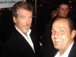 Pierce Brosnan and Asen Grigorov