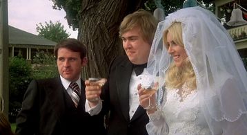 John Candy, Gail Dahms-Bonine, and Michael Donaghue in The Silent Partner (1978)