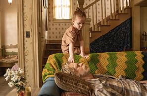 Paris Newton filming one on one scene with William H Macy in series finale of Shameless.