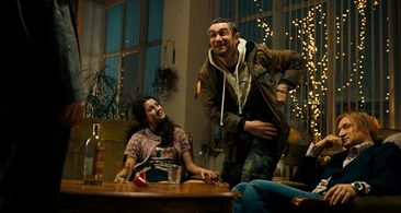 Gosha Kutsenko, Konstantin Yushkevich, and Kseniya Radchenko in The Practice of Beauty (2011)