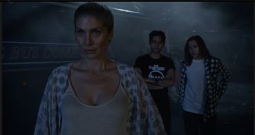 Elizabeth Mitchell, Zelda Williams, and Mark Indelicato in Dead of Summer (2016)