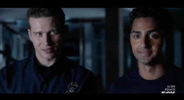 Anirudh Pisharody and Oliver Stark on 911 - 502 