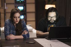 Carly Chaikin and Azhar Khan in Mr. Robot (2015)