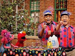 Christopher Knowings and Alan Muraoka in Sesame Street (1969)