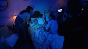 Behind the Scenes: Jenna Sutch directing Tony Bonner and Gabriel Govinda Gilbert-Dey on set of BEATS (2016)