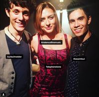 Kirsten Collins, Kurt Hugo Schneider, Sam Tsui, and Stephen Stone