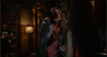 Mark Indelicato, Paulina Singer, and Elizabeth Lail in Dead of Summer (2016)