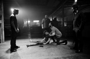 On the set of MIDNIGHT FISTFIGHT