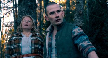 Elizabeth Saunders and A.J. Simmons in From: Ball of Magic Fire (2023)