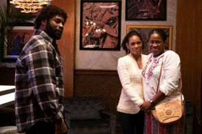 Michael Hyatt, Amin Joseph, and Angela Lewis in Snowfall: Revolutions (2022)