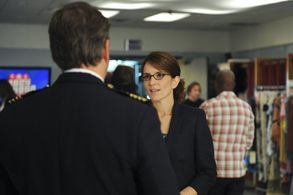 Matt Damon, Tina Fey, and Keith Powell in 30 Rock (2006)