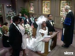 Kevin Peter Hall, Marla Gibbs, Alaina Reed-Hall, Stoney Jackson, Toukie Smith, Hal Williams, and Paul Winfield in 227 (1