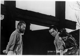 Toshirô Mifune, Yûzô Kayama, and Terumi Niki in Red Beard (1965)