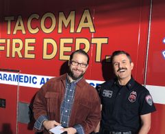 Ken Walthers with Eddie Penisi (Steve Lemme) on Tacoma FD