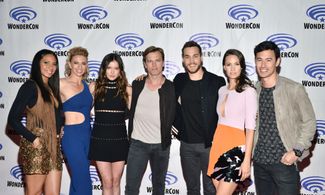 Claudia Black, Kristen Gutoskie, Trevor St. John, Christina Moses, Hanna Mangan Lawrence, George Young, and Chris Wood a